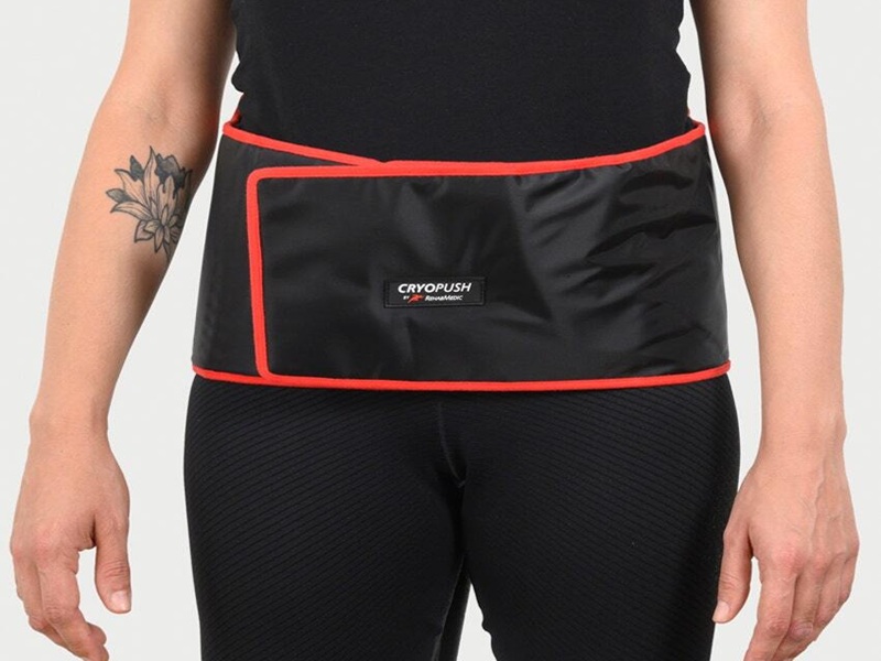 Faja de crioterapia colocada